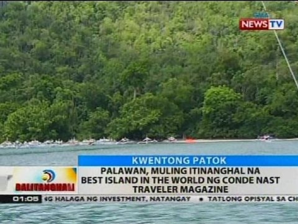 Palawan, muling itinanghal na best island in the world ng Conde Nast traveler magazine