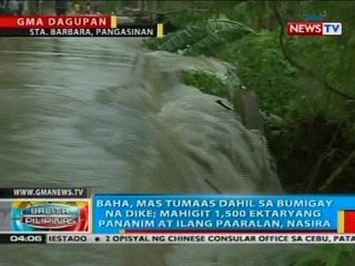 BP: Baha, mas tumaas dahil sa bumigay na dike