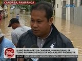 24Oras: Ilang barangay sa Candaba, binaha dahil sa tubig na umagos mula sa mga kalapit-probinsya
