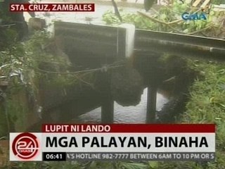 24Oras: Ginang, nalunod nang tangayin ng agos habang lumilikas sa Zambales