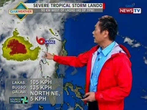 SONA: Bagyong Lando, mabagal pa ring kumikilos