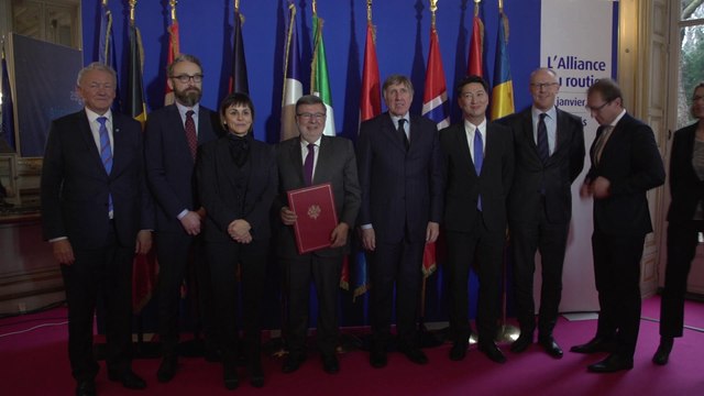 Lancement de l'Alliance du routier par 9 ministres européens du transport