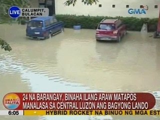 UB: 24 na barangay sa Calumpit, Bulacan, binaha ilang araw matapos manalasa ang Bagyong Lando