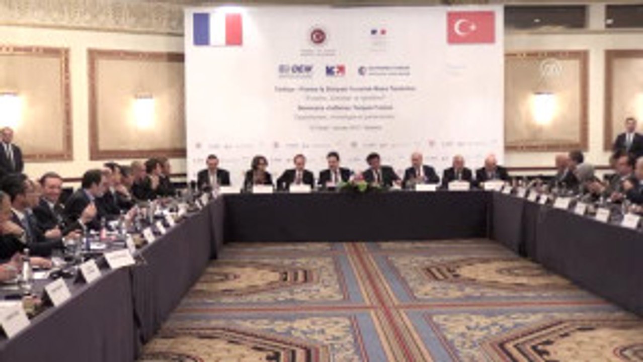 Türkiye-Fransa Iş Dünyası Yuvarlak Masa Toplantısı - Bakan Zeybekci - Istanbul