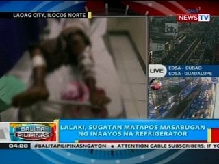 BP: Lalaki, sugatan matapos masabugan ng inaayos na refrigerator
