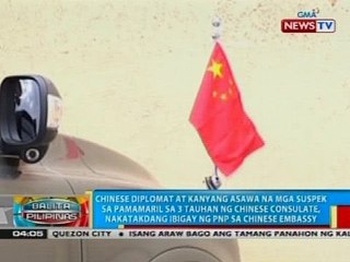 Operasyon ng Chinese consular office, apektado kasunod ng krimen