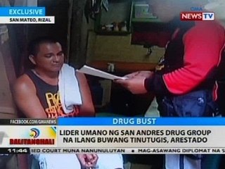 Lider umano ng San Andres drug group na ilang buwang tinutugis, arestado