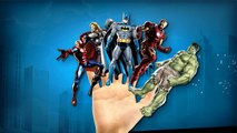 Batman Ironman Wolverine Finger Family Nursery Rhymes | Hulk Venom Finger Family Rhymes For Children