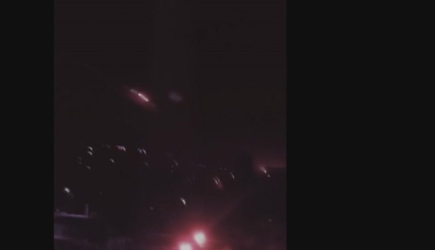 Залпы реактивной артиллерии террористов из Донецка 31 января 2017