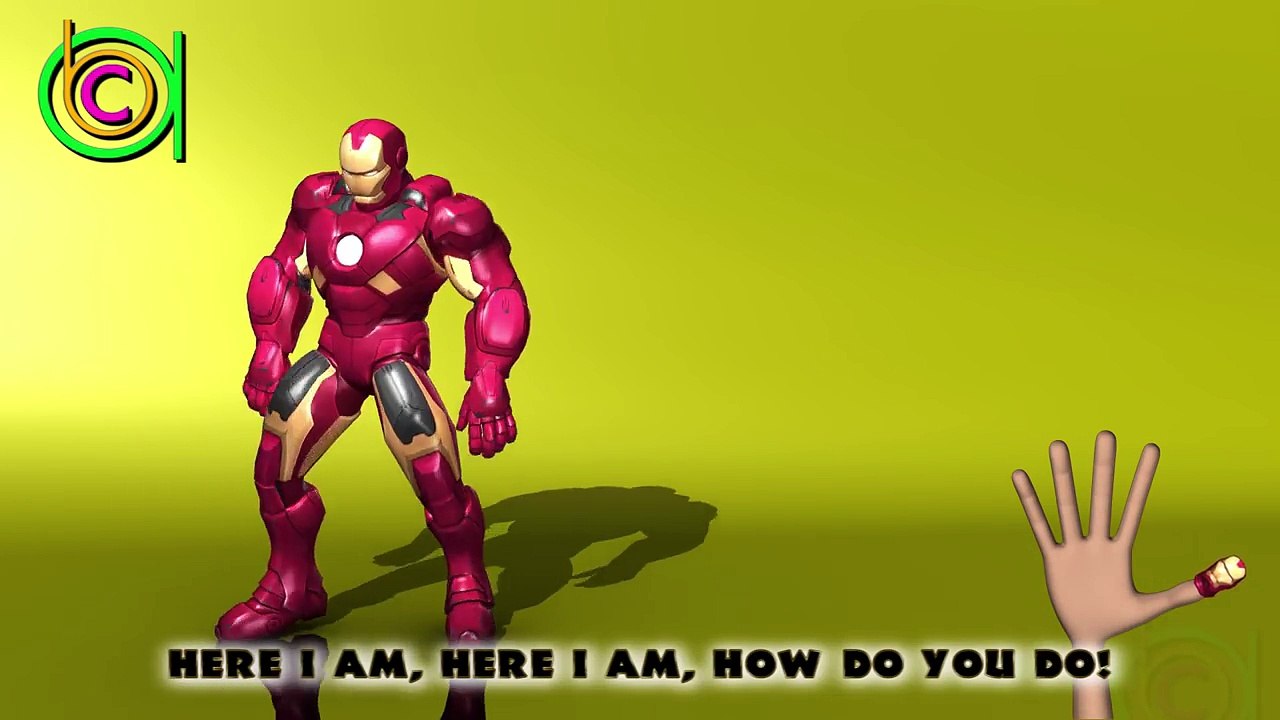 Ironman Parody Finger Family | Superhero comics Finger Family Songs