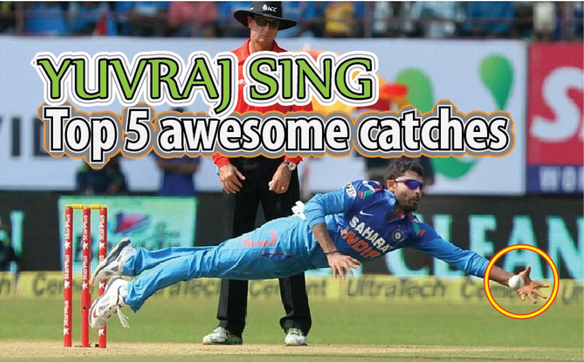 Top 5 Awesome Catches about Yuvraj Singh In Cricket History