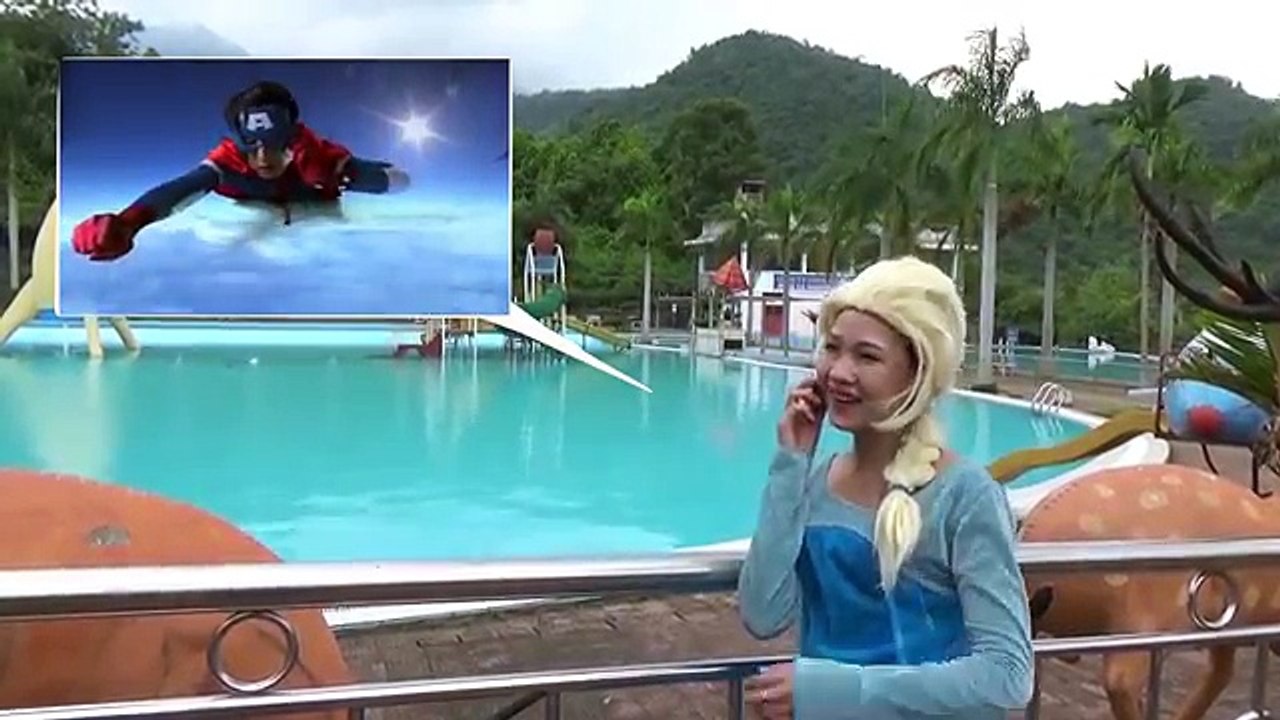 Spiderman & Frozen Elsa w/ Batman & Hulk Get a PINOCCHIO NOSE ! Superheroes in Real Life