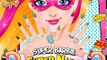 Супер супер Барби мультфильм ногти для детей -лучшие детские игры -бес лучшие видеоигры детские игры