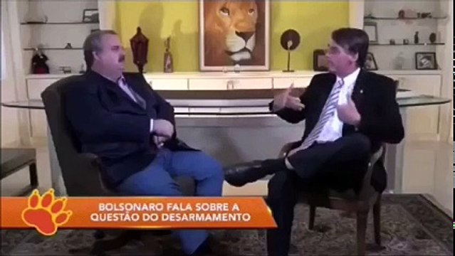 Gilberto Barros e o desarmamento com Jair Bolsonaro!