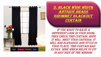 Best 5 Blackout Curtains Reviews 2017