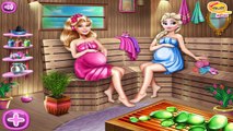 Барби и Эльза беременные сауна: лучшие Диснеевские принцессы игры детские игры для детей