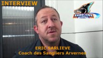 Hockey sur Glace D1 - 2017-01-28 Interview Eric Sarlieve Coach des Sangliers Arvernes de Clermont-Ferrand