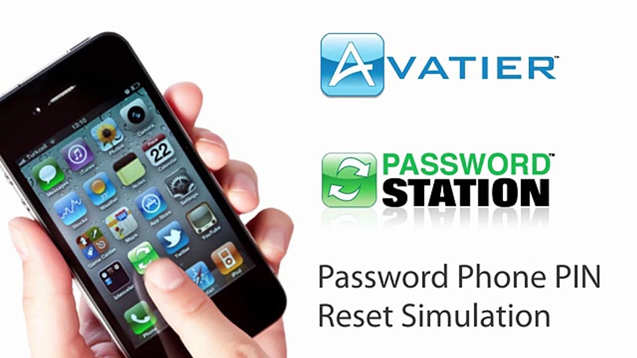 Avatier Password Station Phone PIN Reset Simulation