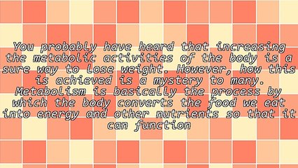 Two Undisputable Tips To Boost Your Metabolism