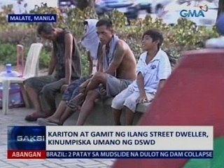 Saksi: Kariton at gamit ng ilang street dweller, kinumpiska umano ng DSWD