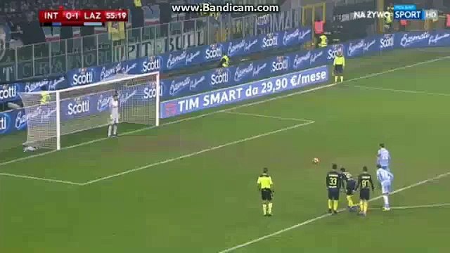 Lucas Biglia Penalty Goal - Inter vs Lazio 0-2 Coppa Italia 31.01.2017