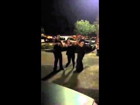 Cop Sneaks Up Behind Woman and Knocks Her Unconscious Says She's Faking It