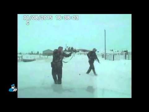 Dashboard video of Yellowstone County Deputies Shooting Loren Simpson