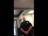 Man kicked out of courtroom for wearing a police lie shirt