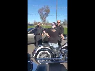 Cop Threatens To Put Biker In Jail For Calling His Partner a Fcking idiot
