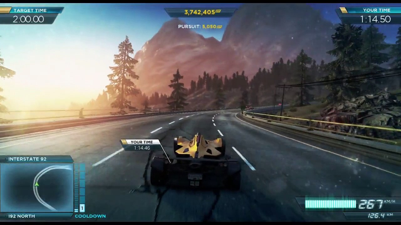 NFS Most Wanted 2012:Gameplay | BAC mono all races (PC HD)