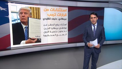 استثناء جنسيات غربية من حظر السفر لأميركا