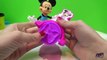 Princess Sofia Tea Party Ep.5 - Guest Minnie Mouse - Play Doh Making Flowers Ribbons