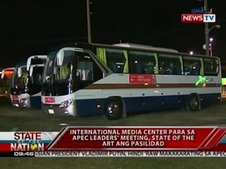 SONA: International media center para sa APEC leaders' meeting, state of the art ang pasilidad