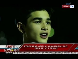 SONA: Kobe Paras, opisyal nang maglalaro para sa UCLA Bruins