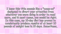 10 Pounds in 10 Days - A Weight Loss Diet