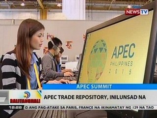 BT: APEC Trade Repository, inilunsad na