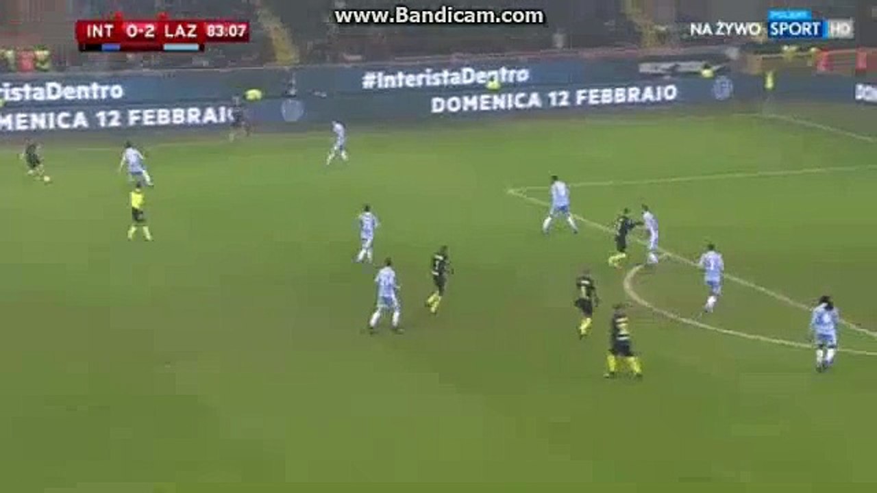 Inter 1 - 2 Lazio 31-01-2017