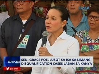 Saksi: Sen. Grace Poe, lusot sa isa sa limang disqualification cases laban sa kanya