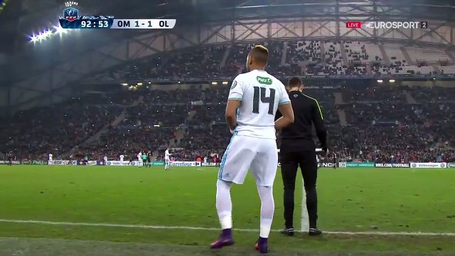 L'entrée en jeu de Dimitri Payet - Marseille VS Lyon (31 janvier 2017)