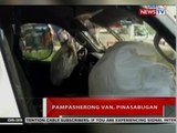 QRT: Pampasaherong van, pinasabugan