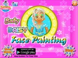 Fun and Creative Baby Daisy in Face Painting Video Rewiev for Little Kids-Face Tattoo Gameplays