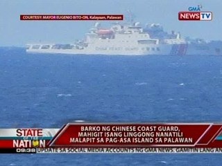 SONA: Barko ng Chinese Coast Guard, mahigit isang linggong nanatili malapit sa Palawan