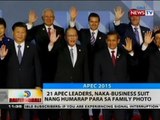 BT: 21 APEC leaders, naka-business suit nang humarap para sa family photo