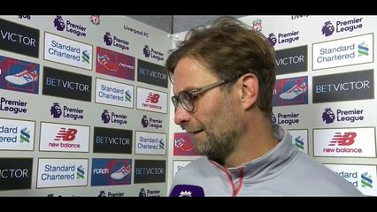 Klopp speaking after the LFC v Chelsea game
