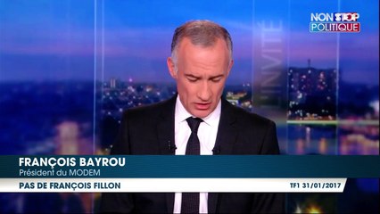 François Bayrou ne soutiendra pas François Fillon