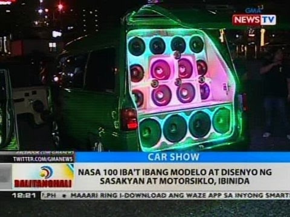 BT: Nasa 100 iba't ibang modelo at disenyo ng sasakyan at motorsiklo, ibinida