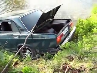 Как утопить ВАЗ по Пьяне   ЖЕСТЬ Смотреть всем