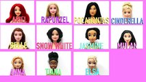 Play Doh Disney Princess MOANA Anna Elsa Tiana Belle Rapunzel Ariel Wedding Dress