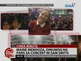 24 Oras: Maine Mendoza, dinumog ng fans sa concert ni Sam Smith