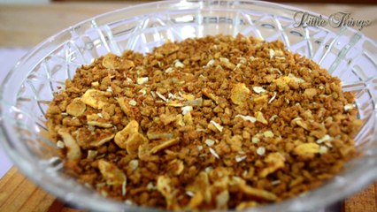 Farofa de Soja - Como preparar